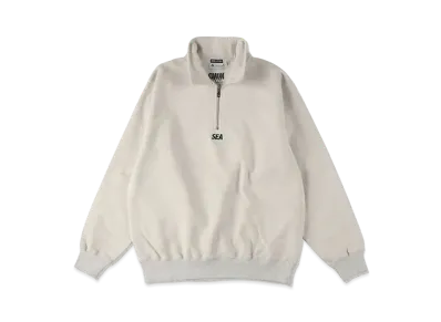 WIND AND SEA x Red Wood Classics Spirit Bear Half Zip "Egg Shell"