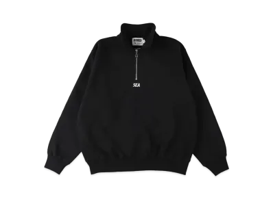 WIND AND SEA x Red Wood Classics Spirit Bear Half Zip "Black"