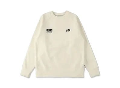 WIND AND SEA WDS-EX Polartech Fleece Raglan Crew Neck "White"