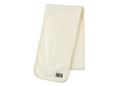 WIND AND SEA WDS-EX Polartech Fleece Scarf "White"