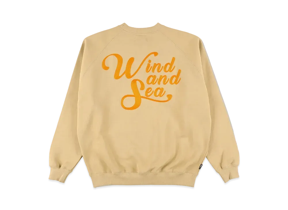 WIND AND SEA SDCL (WDS) Raglan Crew Neck "Sand"