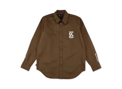 WIND AND SEA SDCL (WDS) Broad Shirt "Brown"