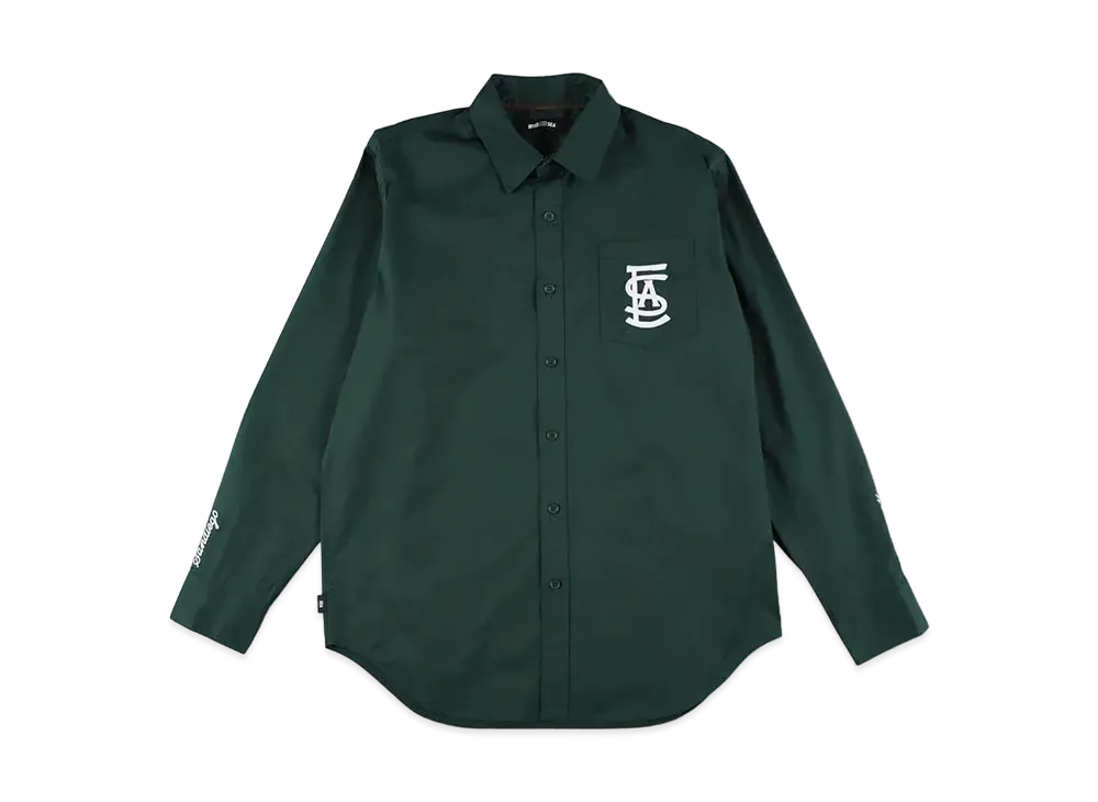 WIND AND SEA SDCL (WDS) Broad Shirt "Green"