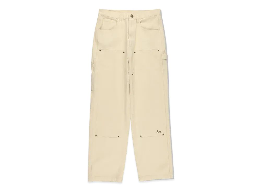 WIND AND SEA Duck Canvas D.Knee Painter PT "Ecru"
