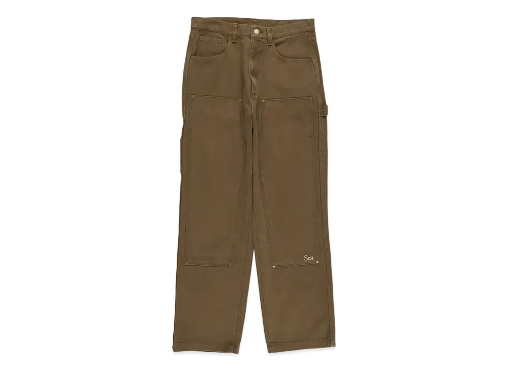 WIND AND SEA Duck Canvas D.Knee Painter PT "Sea Brown"
