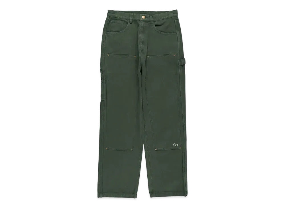 WIND AND SEA Duck Canvas D.Knee Painter PT "Green"