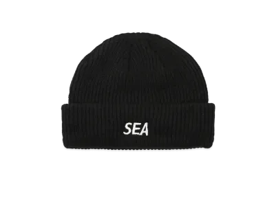 WIND AND SEA Sea Knit Cap "Black"