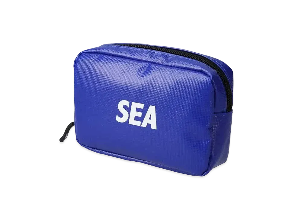 WIND AND SEA Sea Pouch "Blue"