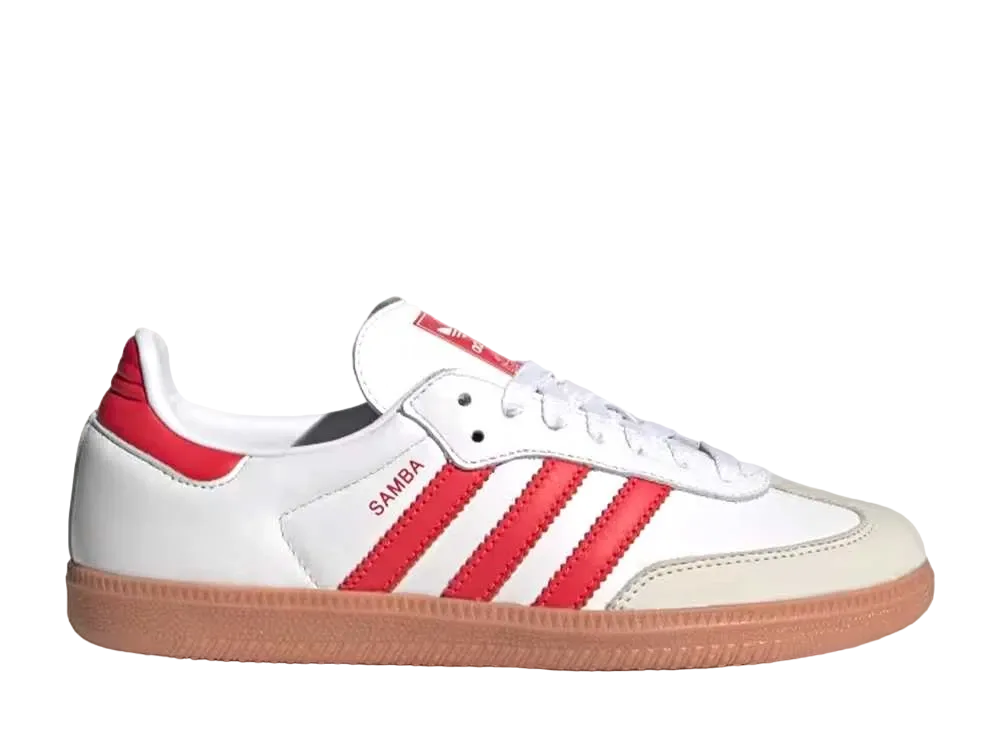 adidas Samba OG "Footwear Whit/Solar Red/Off White"