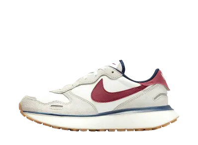 Nike Women's Phoenix Waffle "Light Bone/Sail/Midnight Navy/Team Red"