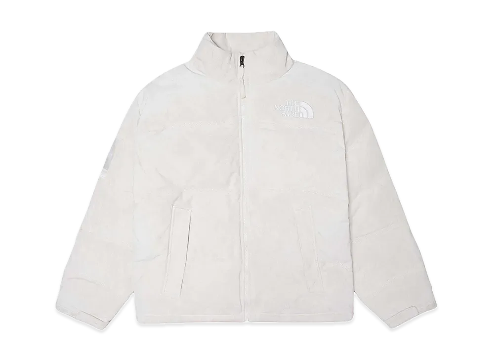 Supreme x The North Face Suede Nuptse Jacket "Stone"