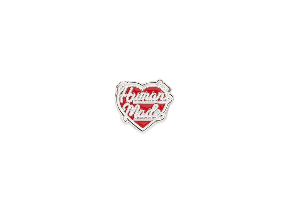 HUMAN MADE Heart Pins "Red"