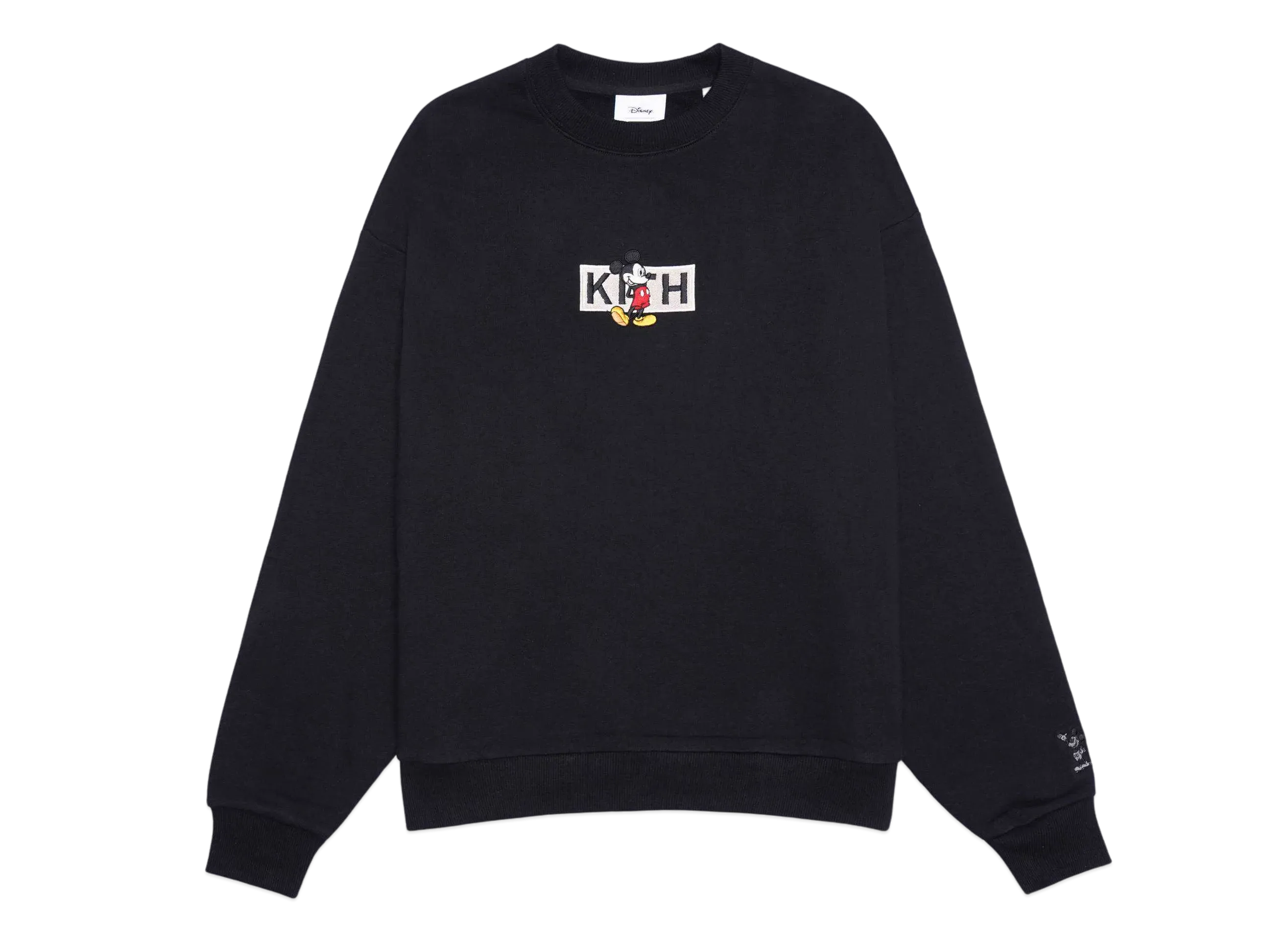 Kith x Disney Mickey & Friends Cyber Monday Mickey Classic Logo Crewneck "Black"