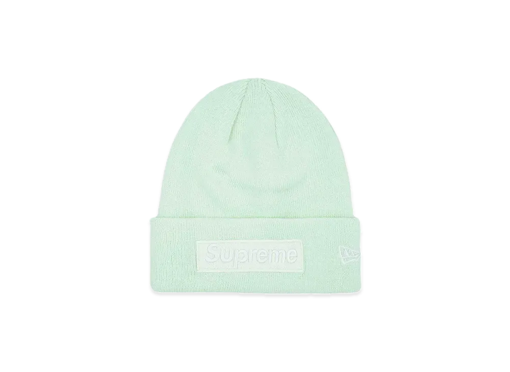 Supreme New Era Box Logo Beanie "Light Green" (23FW)
