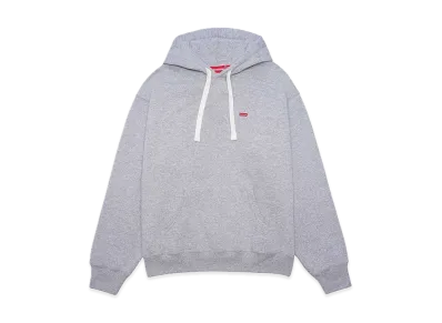 Supreme Small Box Drawcord Hooded Sweatshirt "Heather Grey"