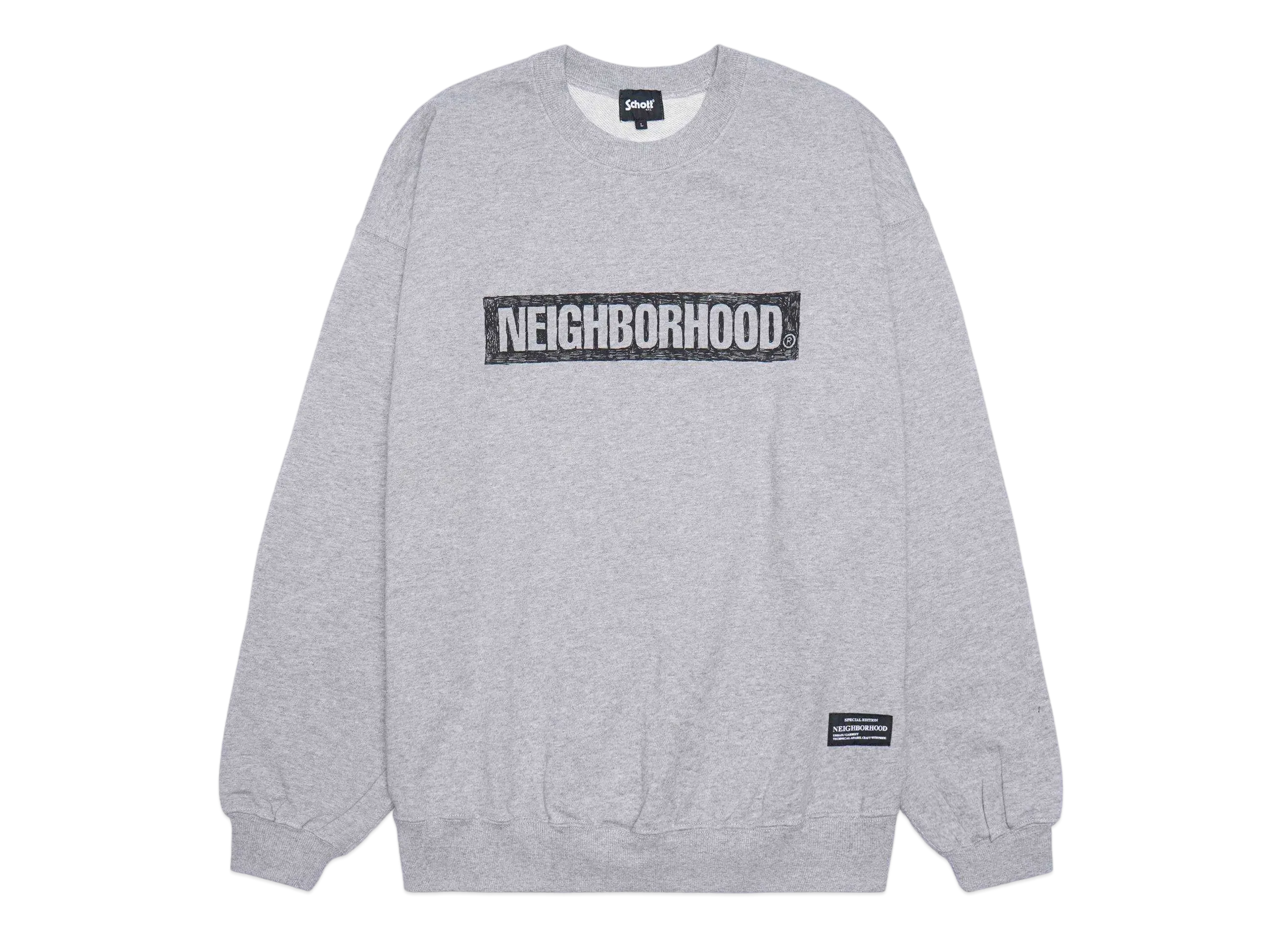 NEIGHBORHOOD x Schott x Kostas Sweatshirt LS "Gray"