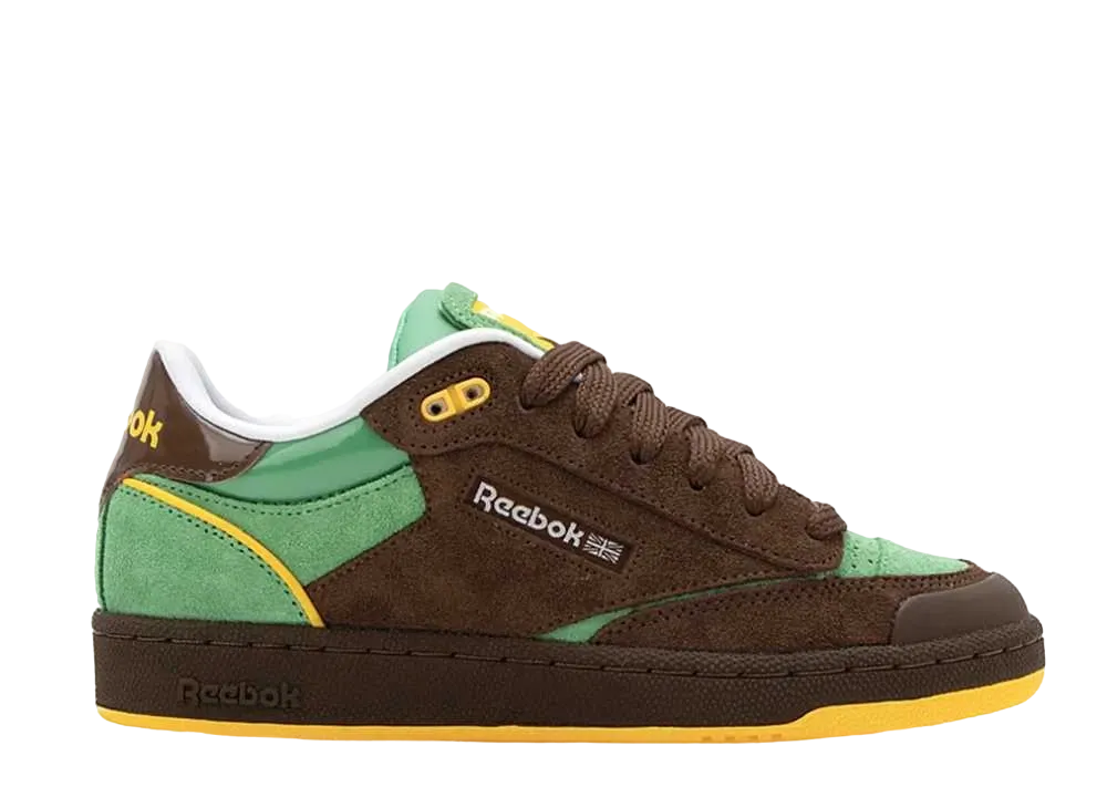 リーボック クラブC バルク "ブラウン/グリーン"