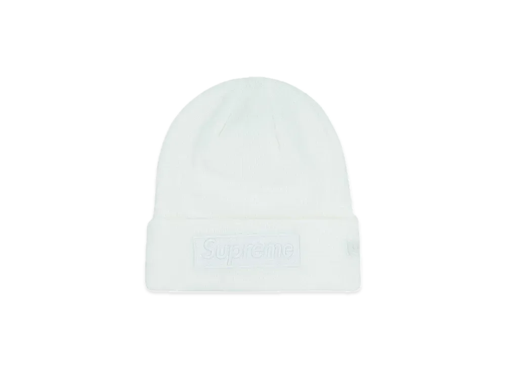 Supreme New Era Box Logo Beanie "White" (23FW)