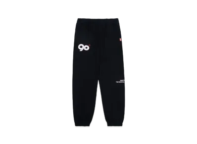 9090 90 Logo Sweat Pants "Black Pink"