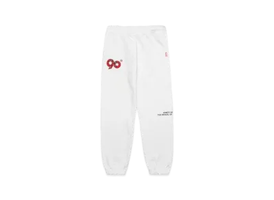 9090 90 Logo Check Sweat Pants "Oatmeal"