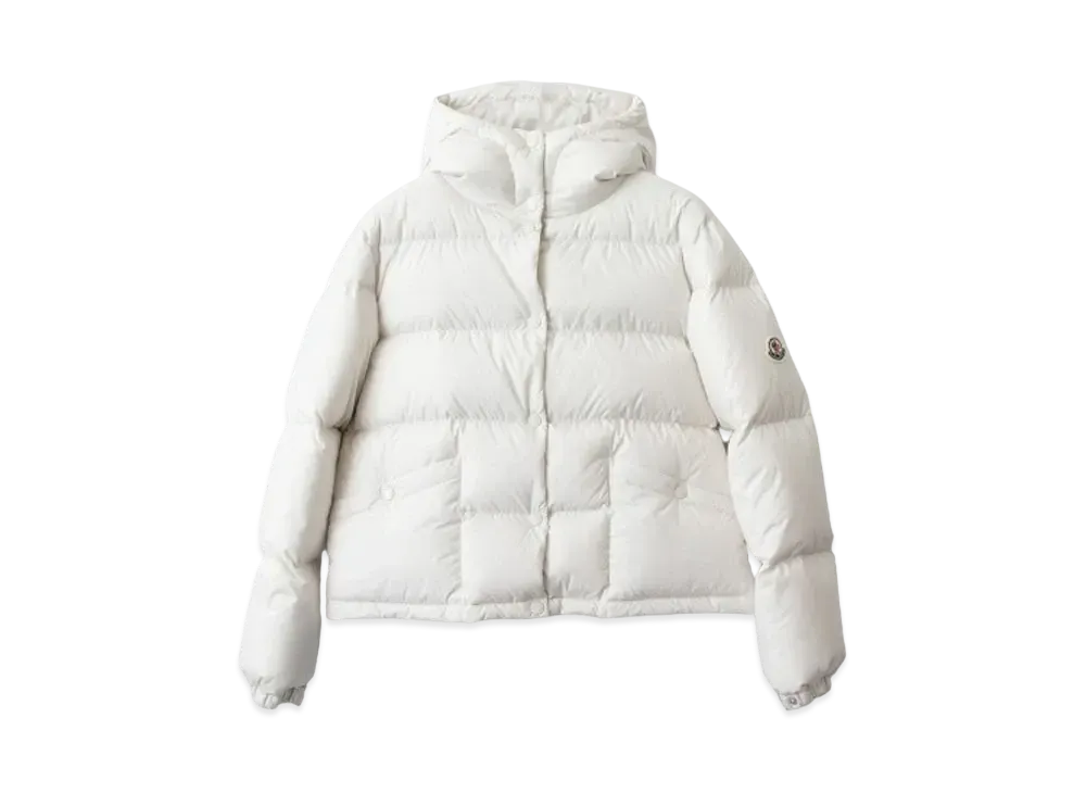 MONCLER Ebre Short Down Jacket "White"