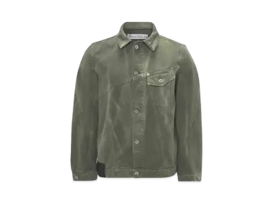 JW ANDERSON Twisted Denim Jacket "Green"