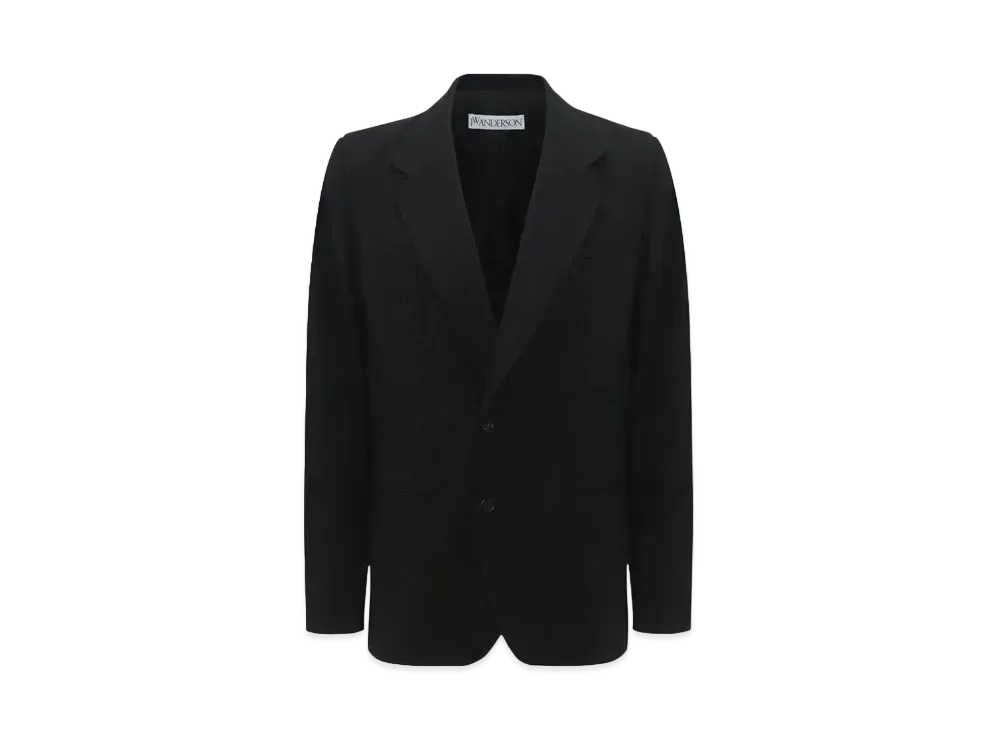 JW ANDERSON Zip Front Track Jacket "Black"