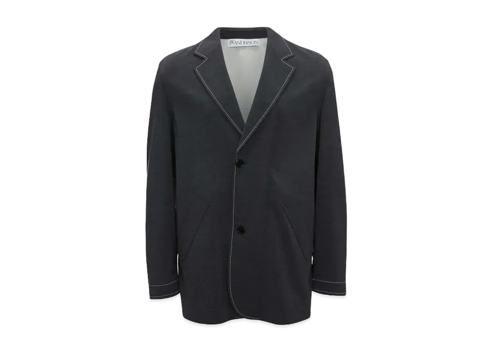 JW ANDERSON Reversible Single-Breasted Blazer "Grey"