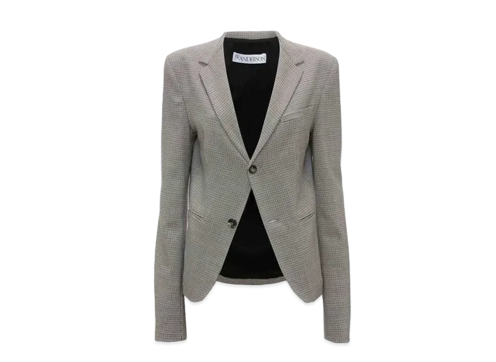 JW ANDERSON Shrunken Single-Breasted Blazer "Grey"