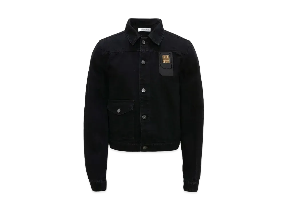 JW ANDERSON Sim Card Trucker Jacket "Black"
