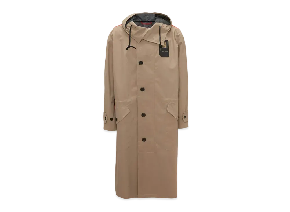 JW ANDERSON Long Colour Block Parka "Beige/Orange"