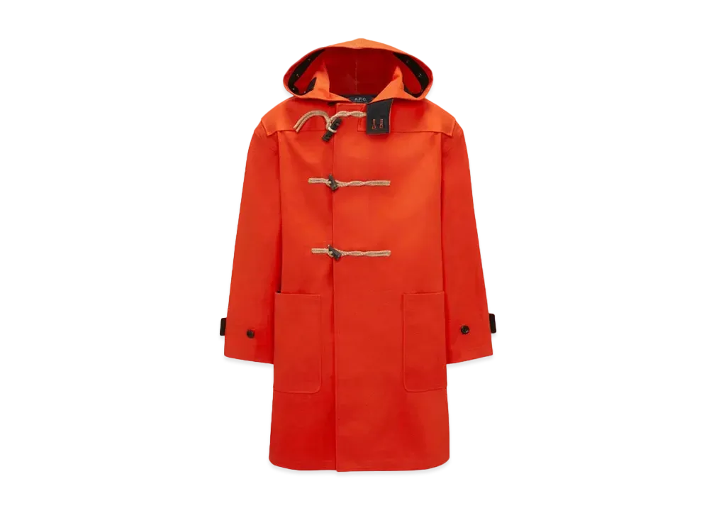 JW ANDERSON x A.P.C. - Manteau Colin - Duffle Coat "Orange"