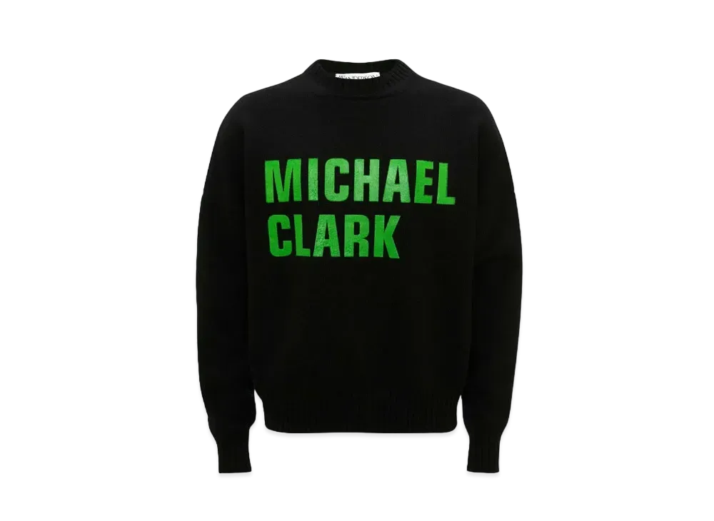 JW ANDERSON Michael Clark Printed Jumper "Black"