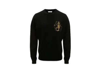 JW ANDERSON Jwa Bunny Crewneck Jumper "Black"