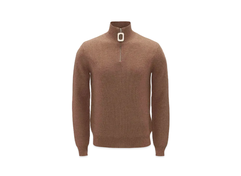 JW ANDERSON Jwa Puller Half Zip Jumper "Beige"