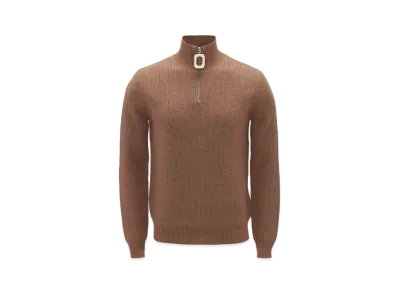JW ANDERSON Jwa Puller Half Zip Jumper "Beige"