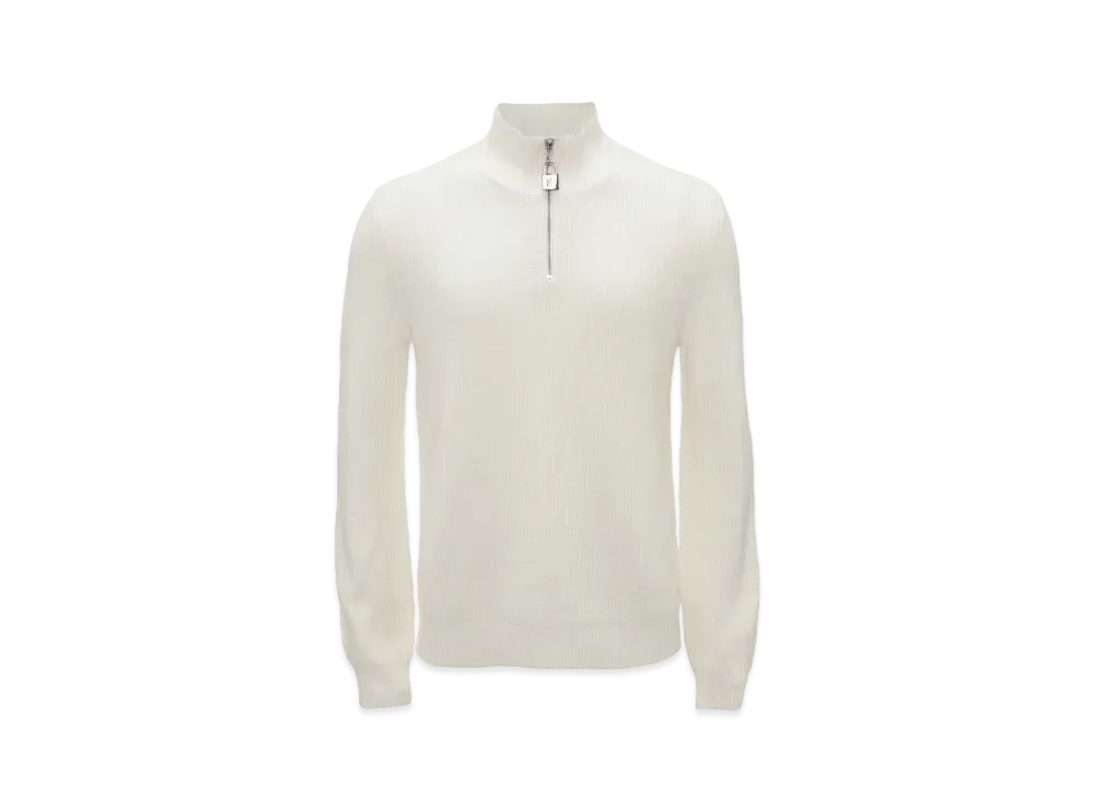 JW ANDERSON Padlock Puller Henley Jumper "Off White"