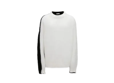 JW ANDERSON Coulor BlookCrewneck Jumper "White/Black"