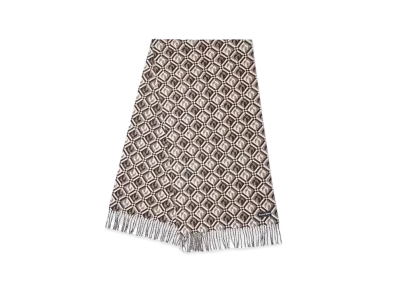 Marine Serre VIRGIN WOOL SCARF "BEIGE"