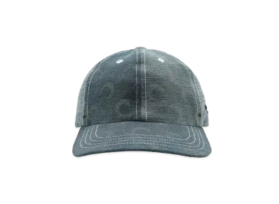 Marine Serre REGENERATED DENIM BASEBALL CAP "GRAY"