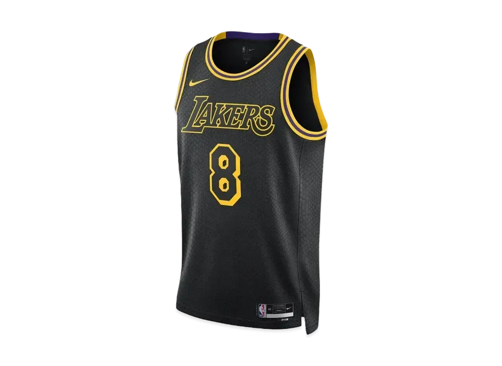 Nike Kobe Mamba Mentality Men's City Eddition Swingman Jersey "Black/Yellow" (FN7297-010)