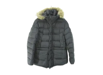MONCLER Cluny Nylon Down Jacket "Charcoal Gray"