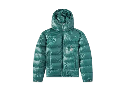 MONCLER Wollaston Hooded Down Jacket "Green"