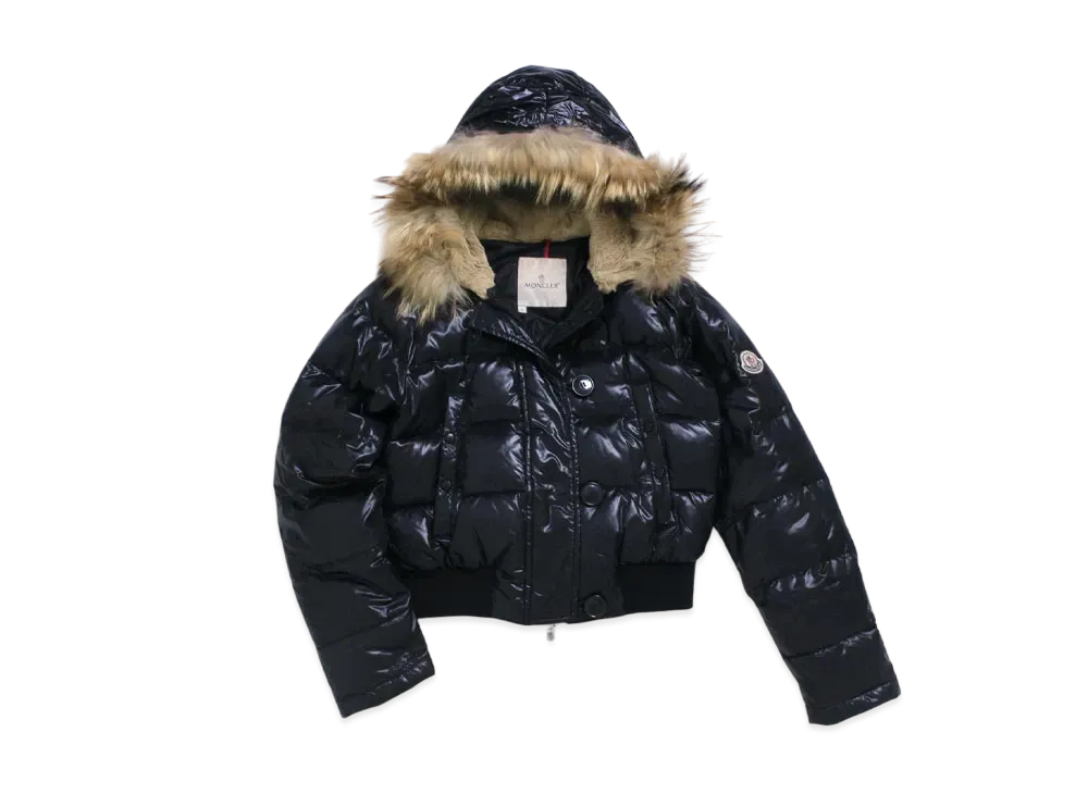 モンクレール アルバータ ダウン ジャケット "シャイニー ブラック"