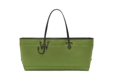 JW ANDERSON Stretch Anchor Tote - Canvas Tote Bag "Green"