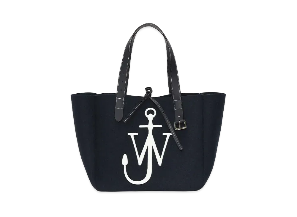 JW ANDERSON Belt Tote Bag "Navy/White"