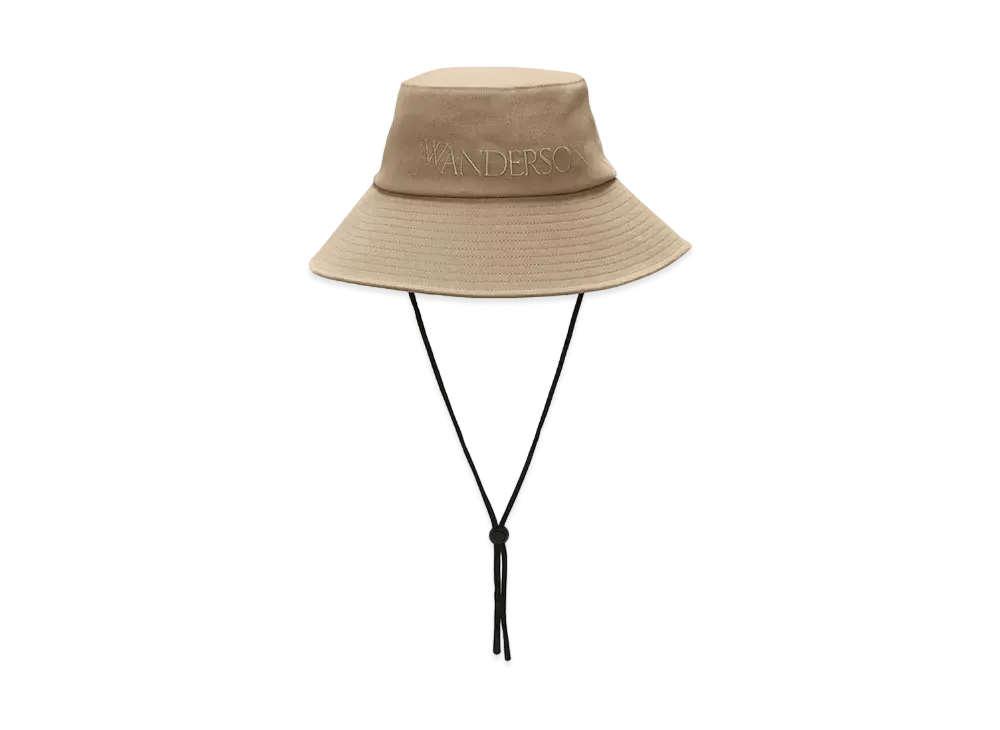 JW ANDERSON Shade Hat With Logo "Beige"
