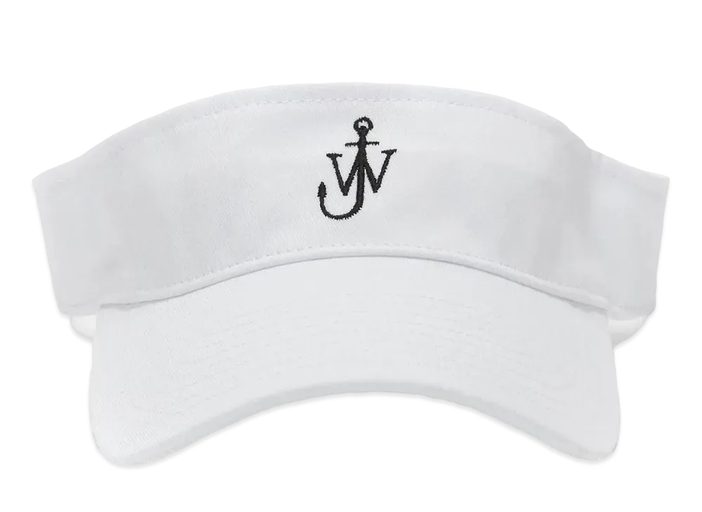 JW ANDERSON Visor With Anchor Logo "White"