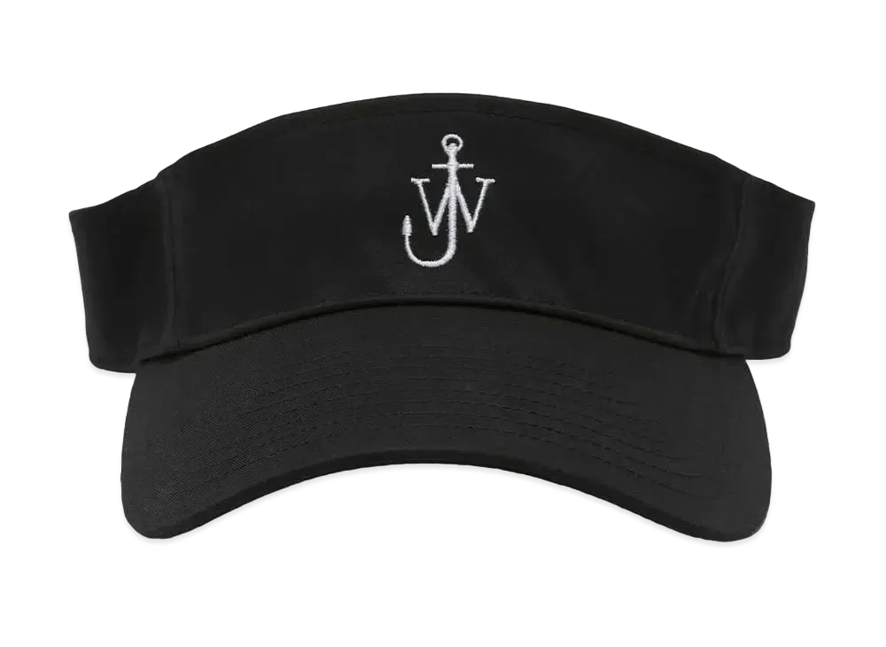 JW ANDERSON Visor With Anchor Logo "Black"