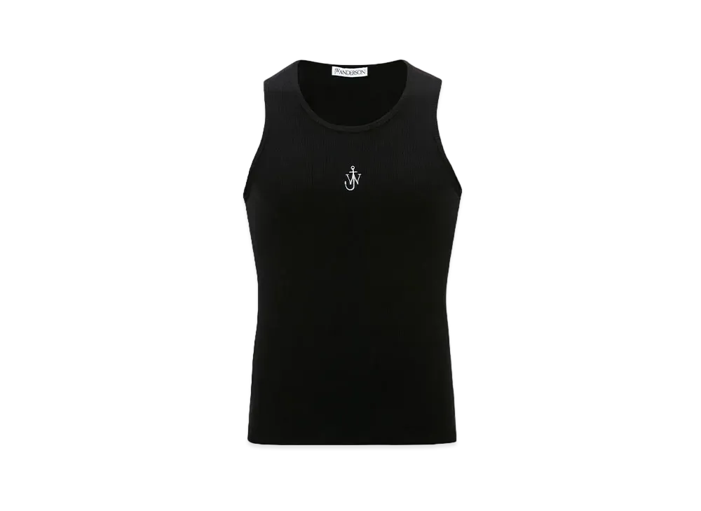 JW ANDERSON Printed Vest Top "Black/Multi"